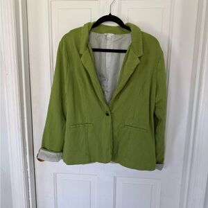 Cato Lime Green Women's Blazer Jacket